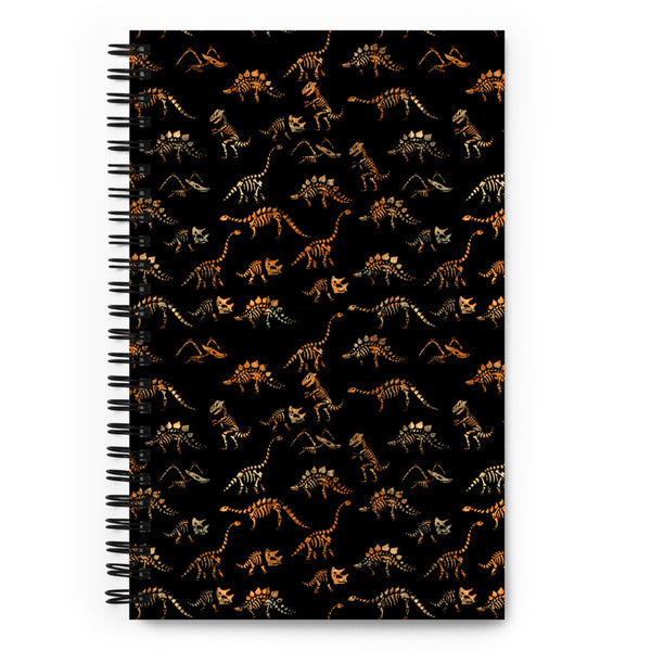 Dinosaur Skeleton Spiral notebook