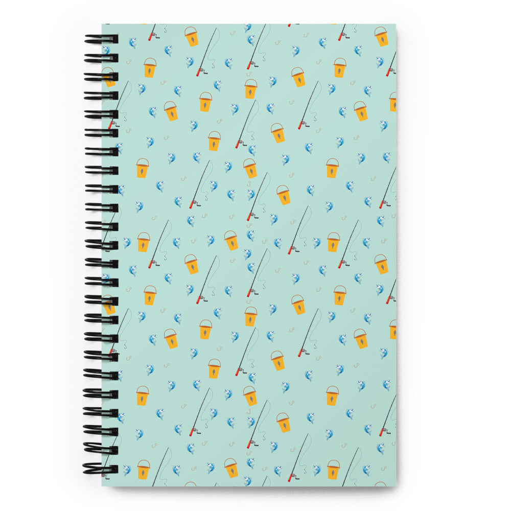 Fishing Spiral notebook