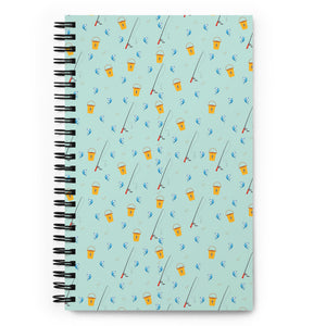 Fishing Spiral notebook