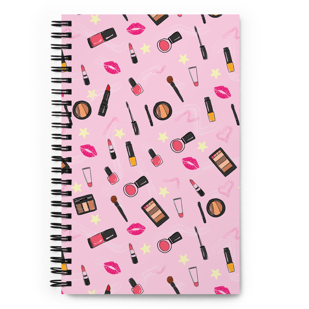 Makeup Spiral notebook