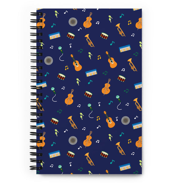 Music Spiral notebook