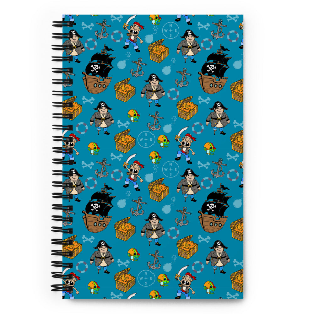 Pirate Spiral notebook