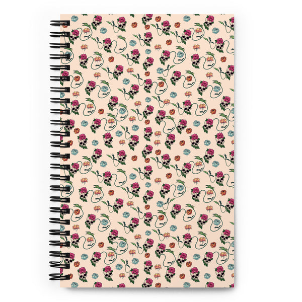 Skull Spiral notebook