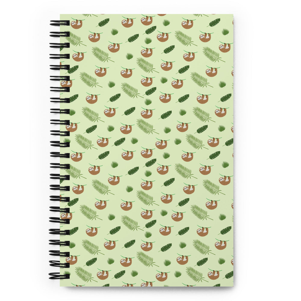 Sloth Spiral notebook