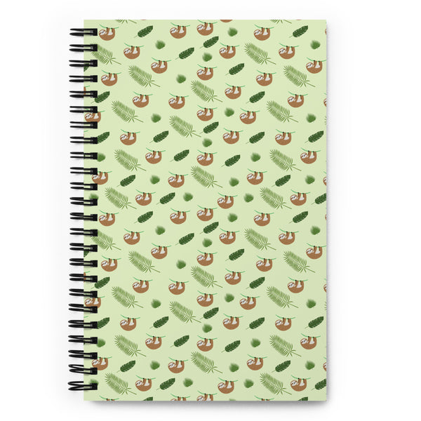 Sloth Spiral notebook