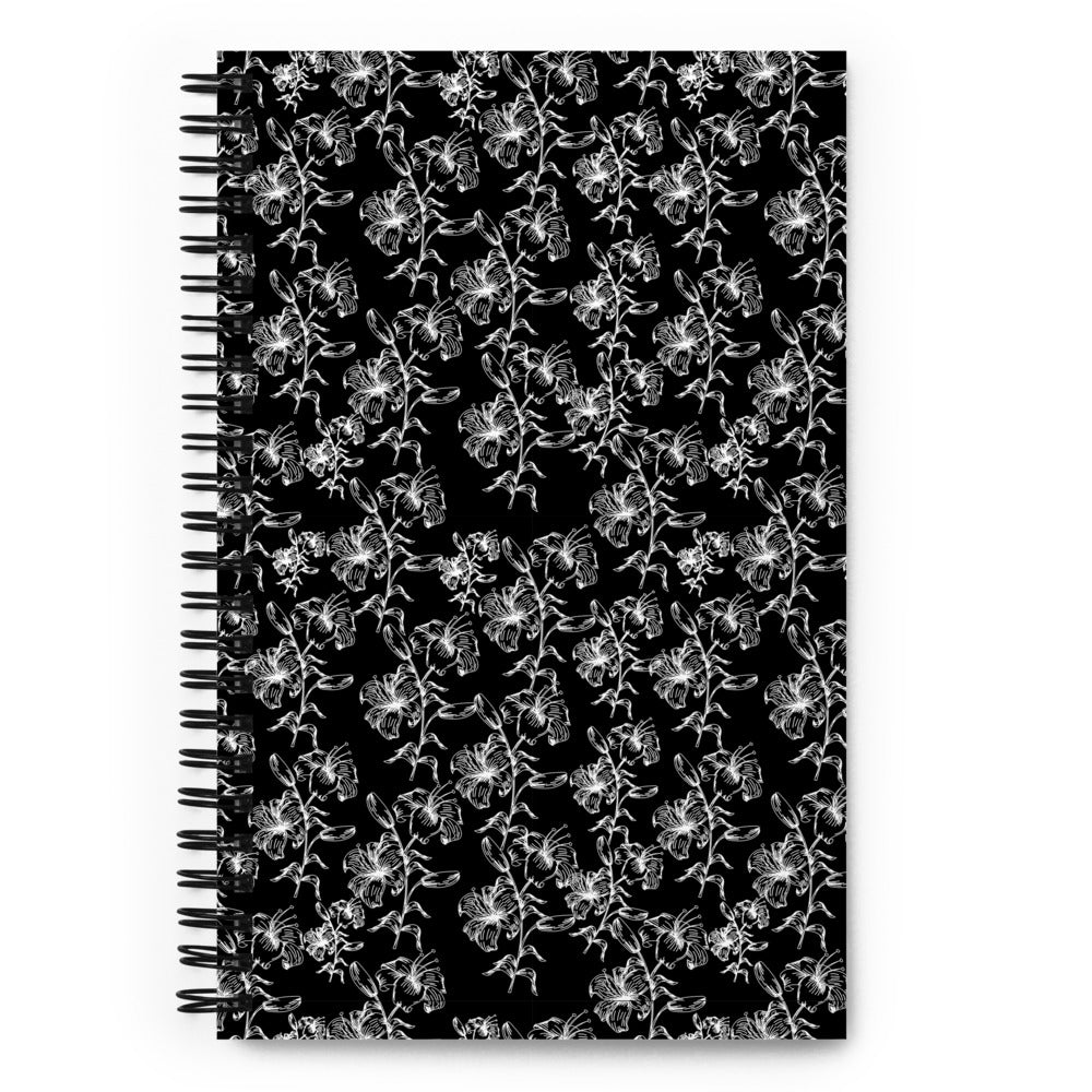 Floral1 Spiral notebook