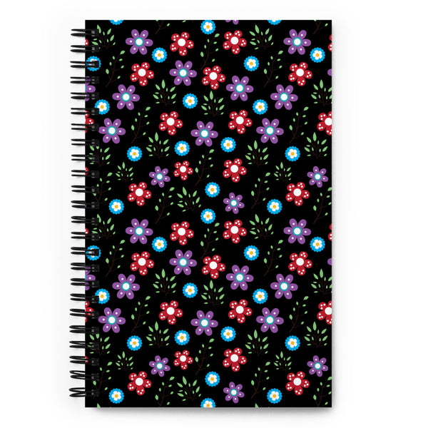 Flower1 Spiral notebook