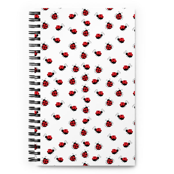 Ladybug1 Spiral notebook