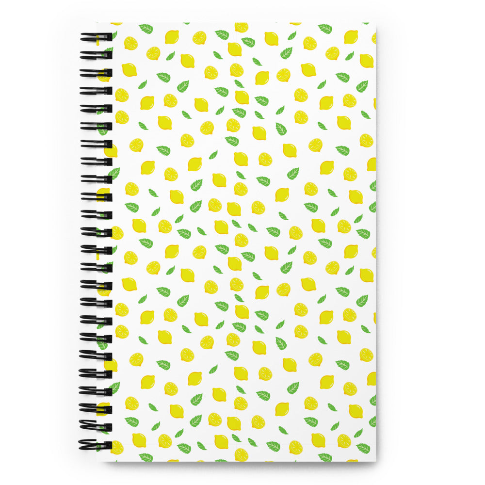 Lemon Spiral notebook