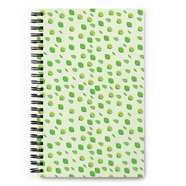 Lime Spiral notebook