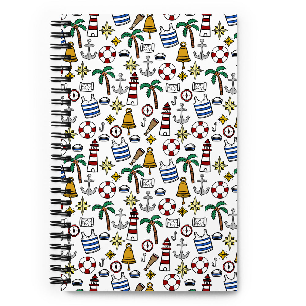 Nautical Spiral notebook