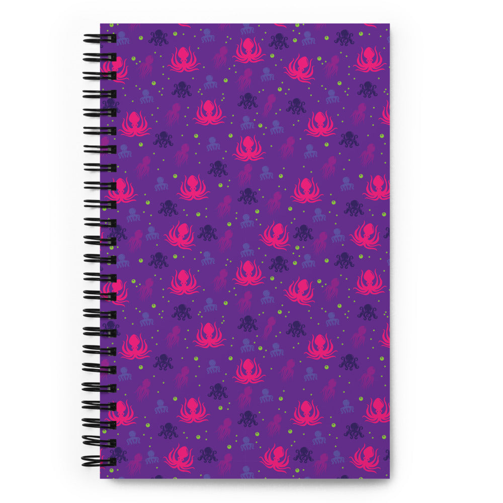 Octopus Spiral notebook