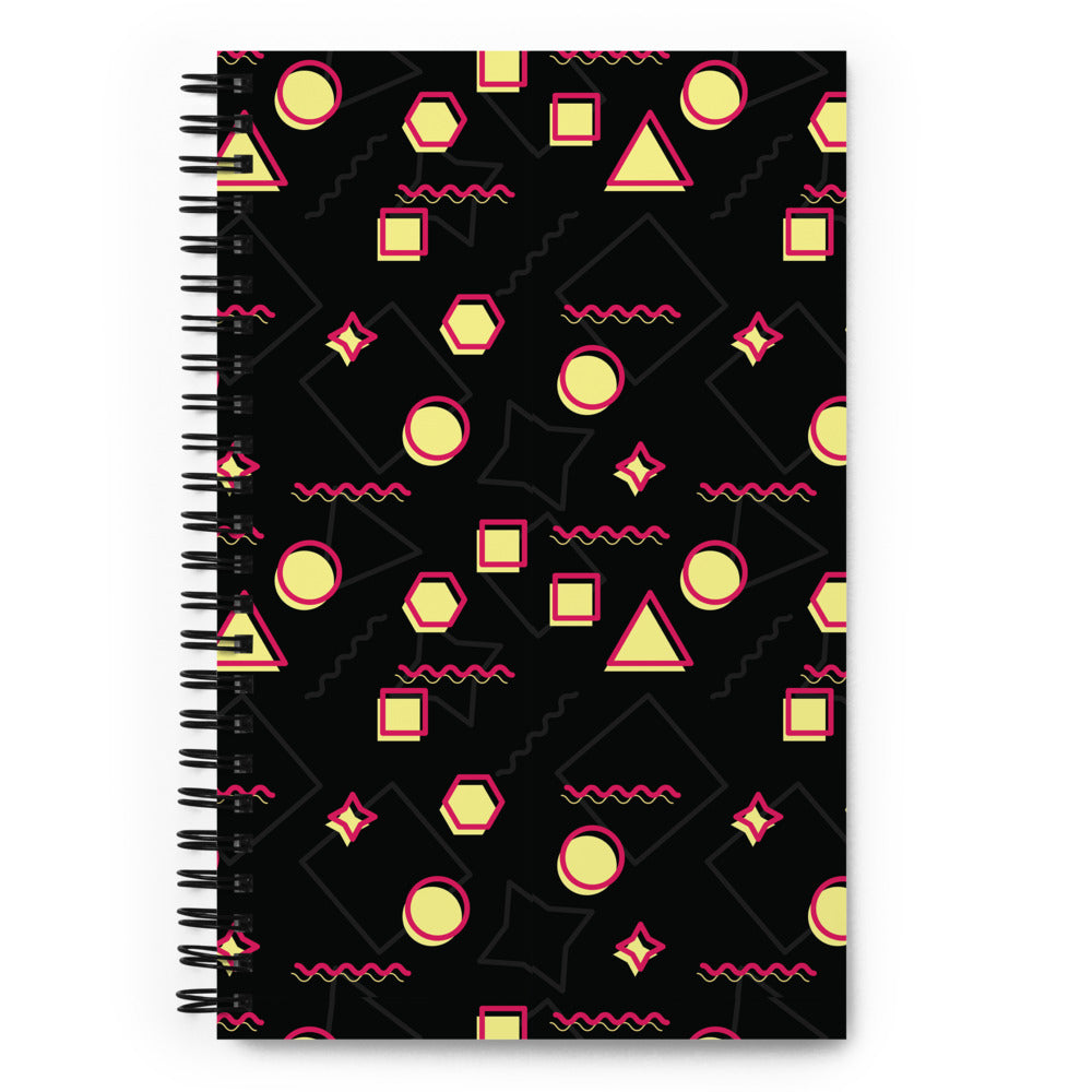 Random pattern Spiral notebook