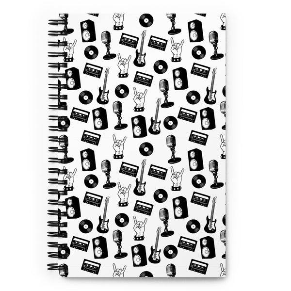 Rock music Spiral notebook