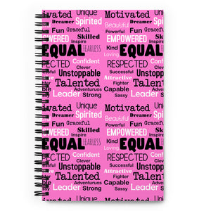 Words Spiral notebook