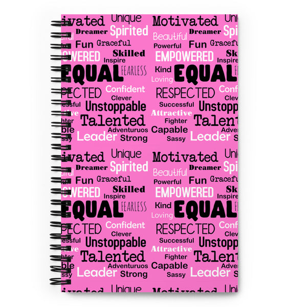 Words Spiral notebook