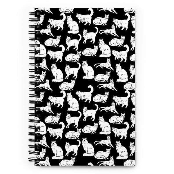 Cat Spiral notebook