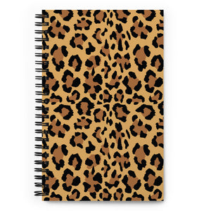 Cheetah Spiral notebook