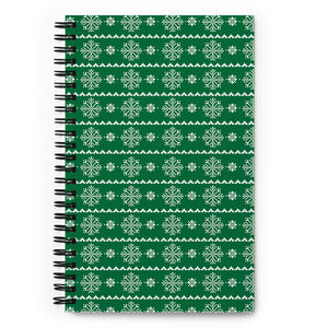 Christmas Sweater 2 Spiral notebook