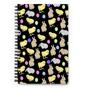 Easter Spiral notebook