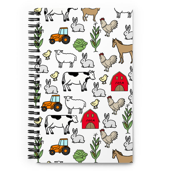 Farm Spiral notebook