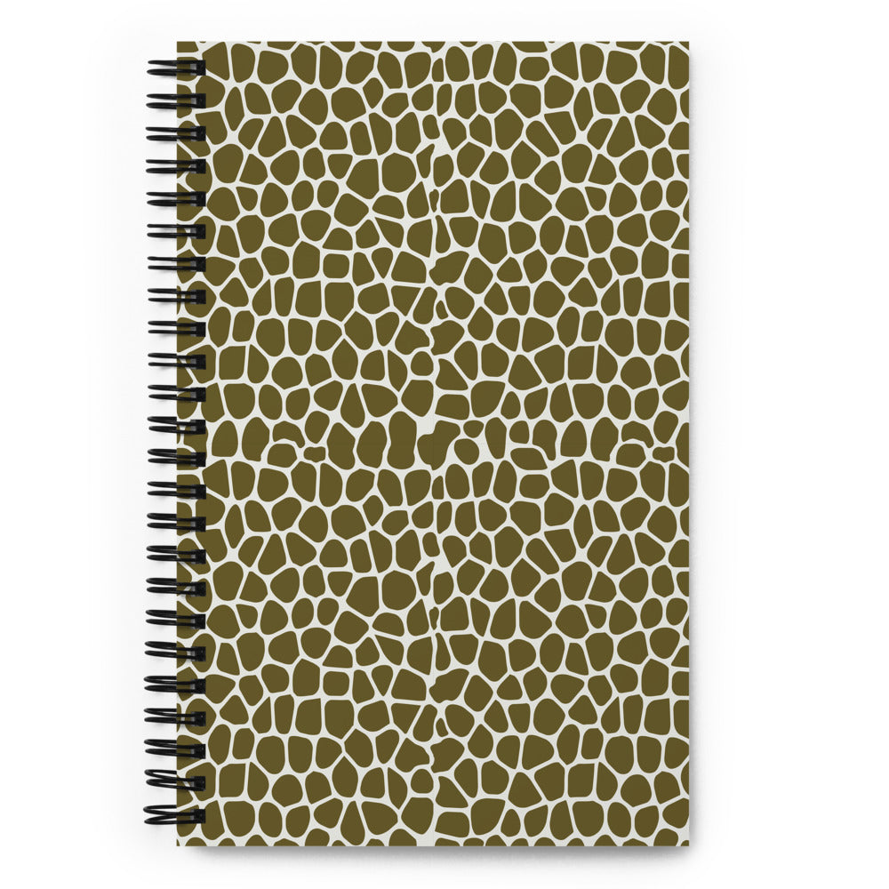 Giraffe Spiral notebook