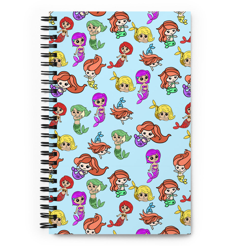 Mermaid Spiral notebook