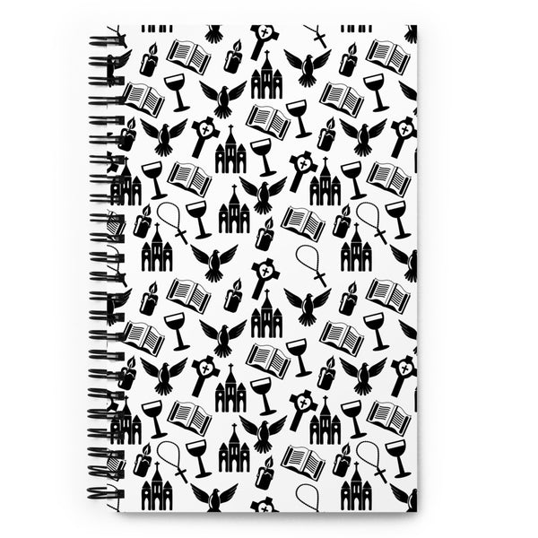 Religious Spiral notebook