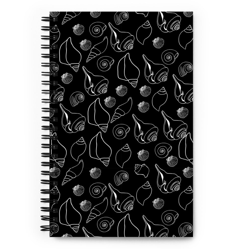Seashell Spiral notebook