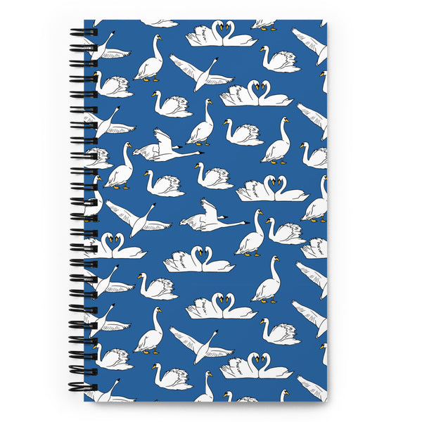 Swan Spiral notebook