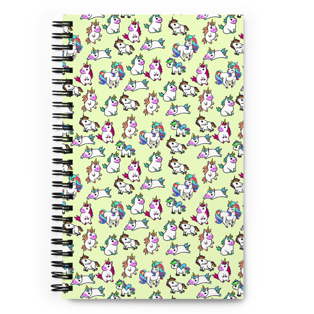 Unicorn Spiral notebook