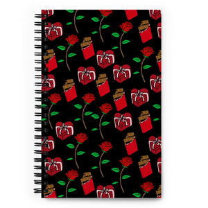 Valentine Spiral notebook