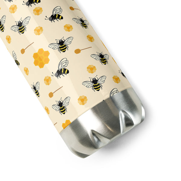 Bee Stainless Steel Water Bottle