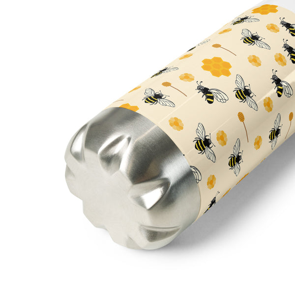 Bee Stainless Steel Water Bottle