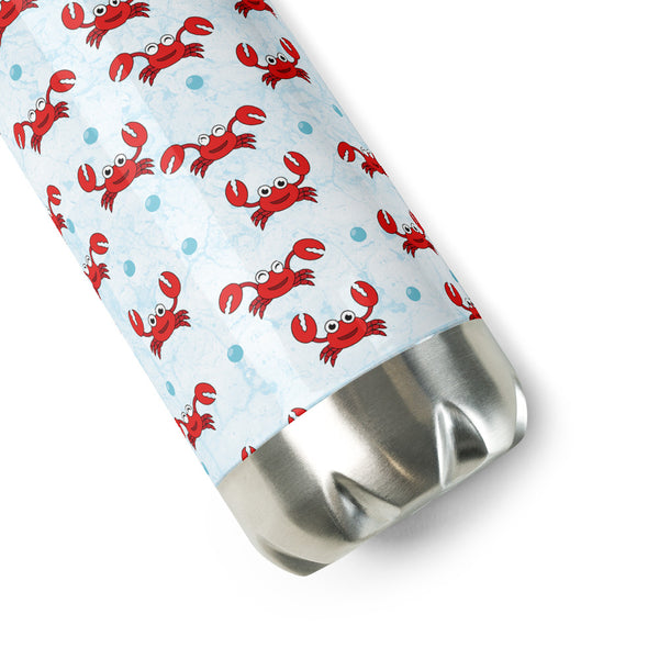 Crab Stainless Steel Water Bottle