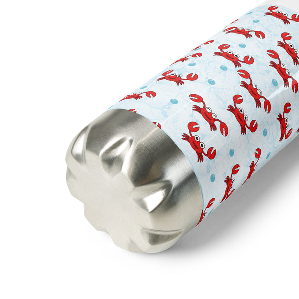 Crab Stainless Steel Water Bottle