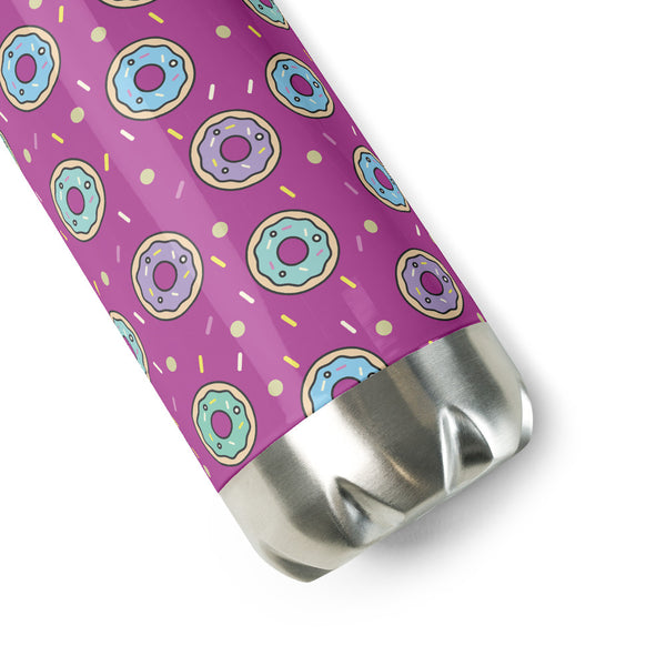 Donut Stainless Steel Water Bottle