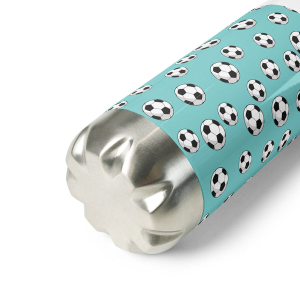 Football Stainless Steel Water Bottle