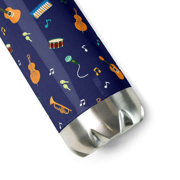Music Stainless Steel Water Bottle