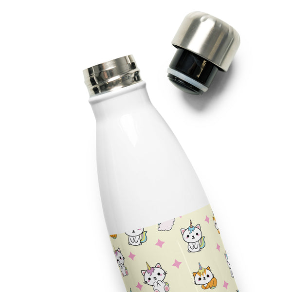 Unicorn Cat Stainless Steel Water Bottle