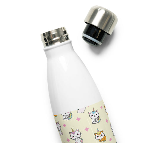 Unicorn Cat Stainless Steel Water Bottle