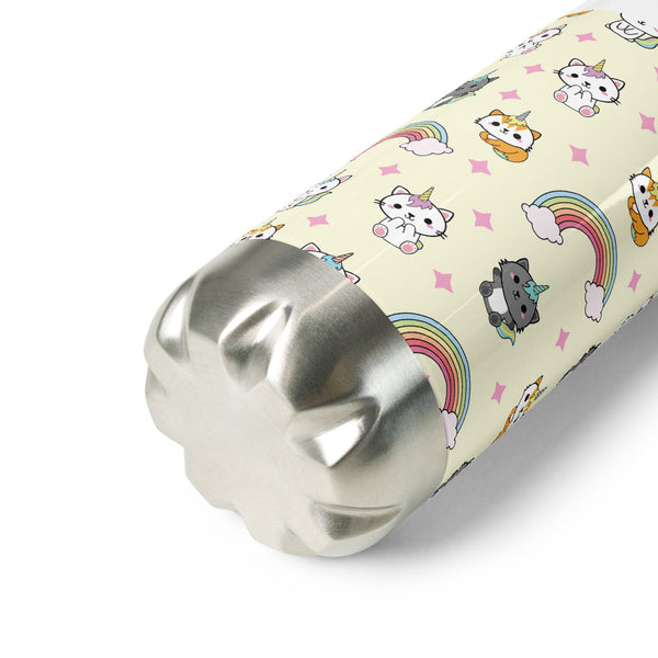 Unicorn Cat Stainless Steel Water Bottle