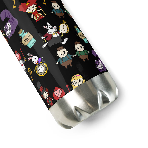 Alice in Wonderland Stainless Steel Water Bottle