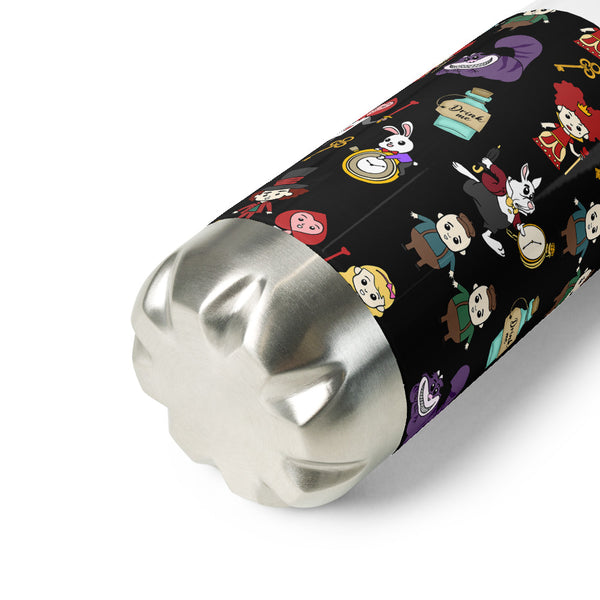 Alice in Wonderland Stainless Steel Water Bottle