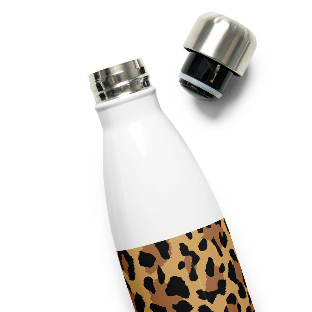 Cheetah Stainless Steel Water Bottle