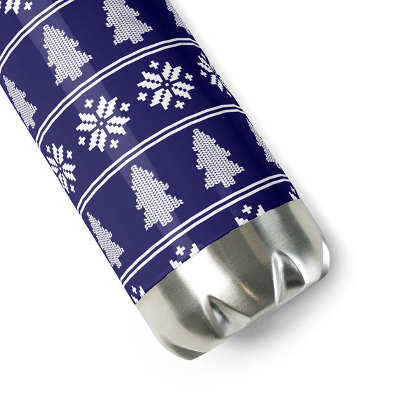 Christmas Sweater Stainless Steel Water Bottle