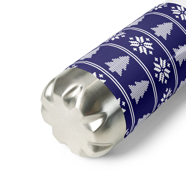 Christmas Sweater Stainless Steel Water Bottle