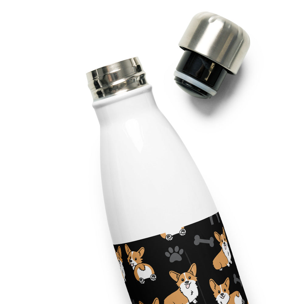 Corgi Stainless Steel Water Bottle