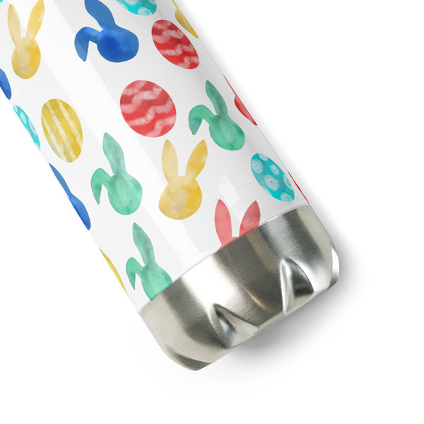 Easter Watercolor Stainless Steel Water Bottle