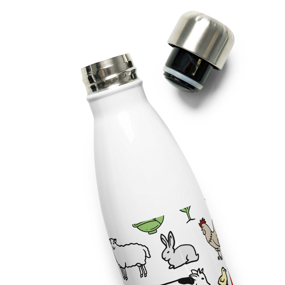 Farm Stainless Steel Water Bottle